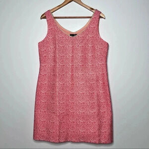 Buckley K NWT Coral Cheetah Print Shift Dress Size 12